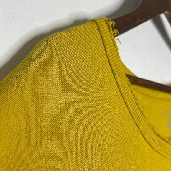 Anthropologie Jarmel Yellow Cheetah Rainbow Short Sleeve Top M Women's - Picture 2 of 8